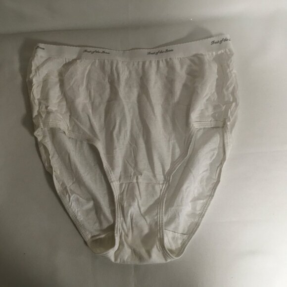 Vintage Fruit Of The Loom Panties Underwear Size 8 Pair Of 2 Cotton Granny Style - Picture 2 of 5